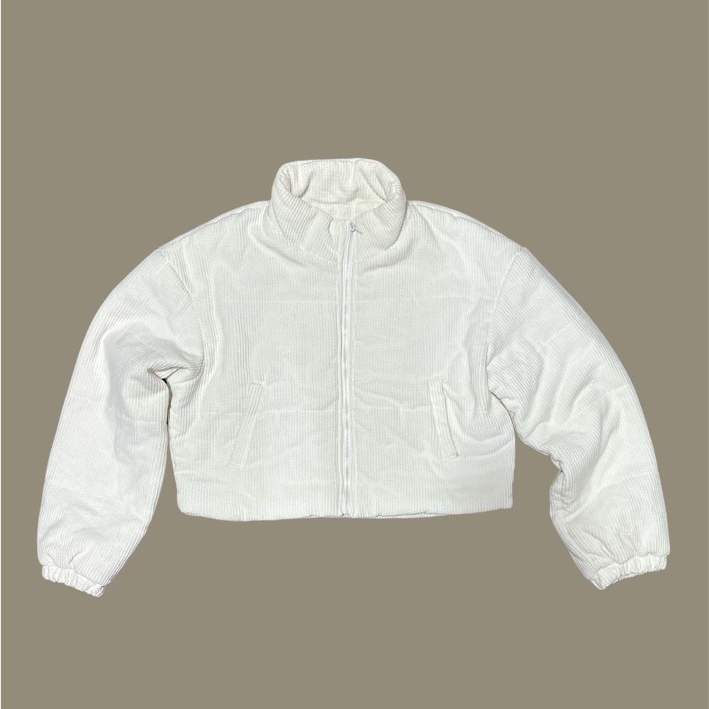 Women's White Puffer Jacket